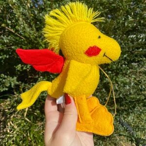 Whitman’s Valentine Woodstuck plushie from Peanuts